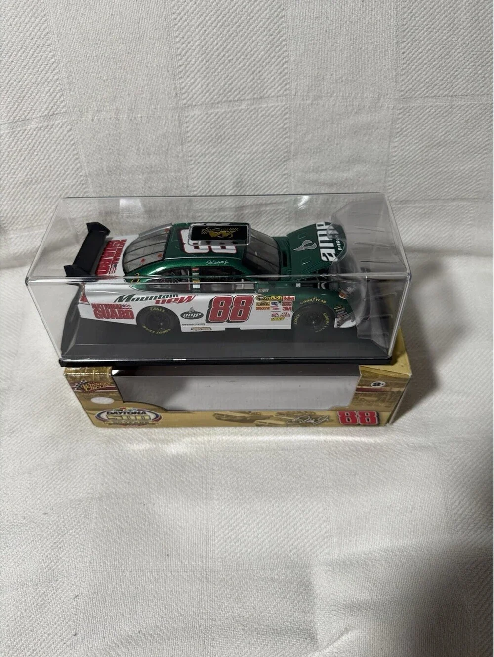 🔥 1:24 Dale Earnhardt Jr 88 Daytona 500 50 Years  2008 Open Hood In Case Amp